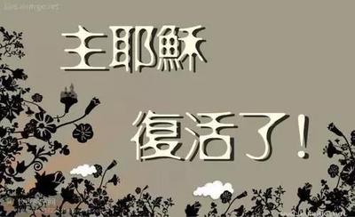 你所信的主若复活了