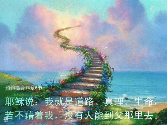 我就是道路,真理,生命;若不藉着我,没有人能到父那里去.
